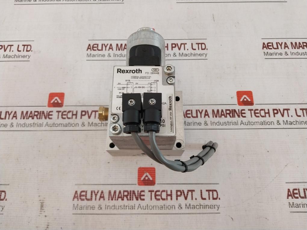 Rexroth P-031112-02010 Pneumatic Pressure Control Valve 06W49 7291 4406-98