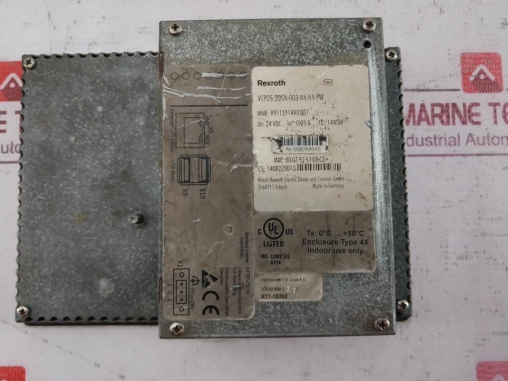 Rexroth Vcp05.2Dsn-003-nn-nn-pw Indracontrol Vcp 05 24Vdc 0.25A