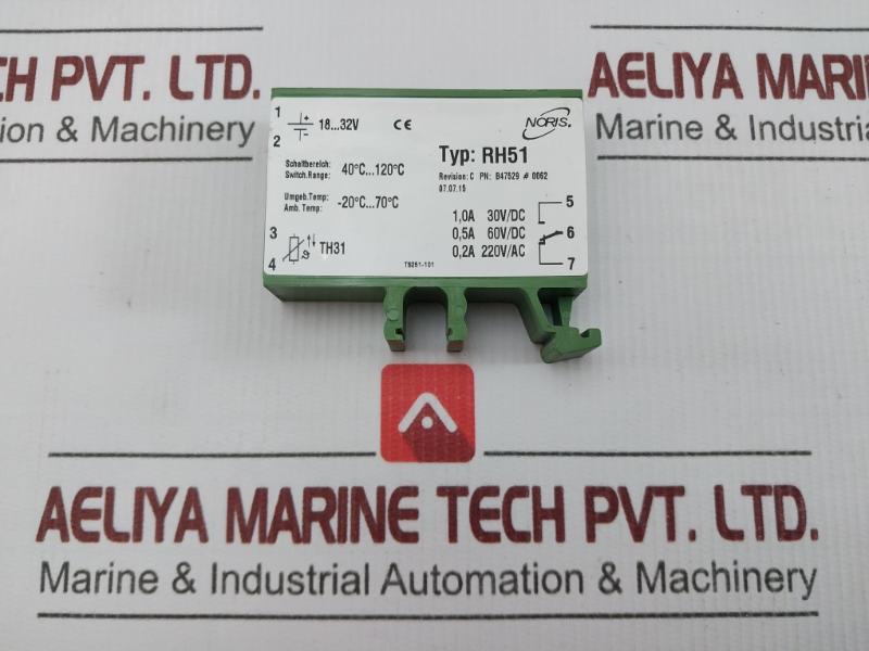 Rh51 Limit Value Switch For Temperature Noris Rev-c