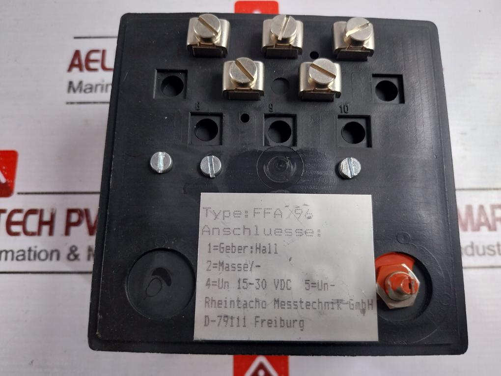 Rheintacho Ffa 96 Speed Indicator 15-30 Vdc 310 Hz 821.10.10.098, E11.99413-0118