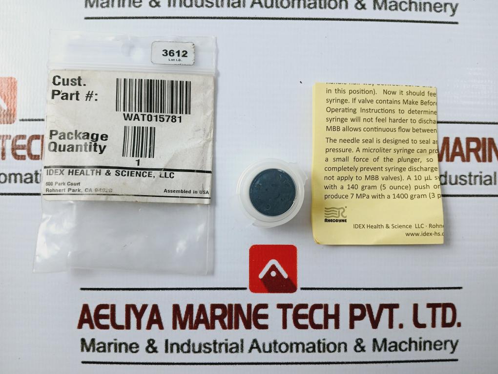 Rheodyne WAT015781 TZ Rotor Seal
