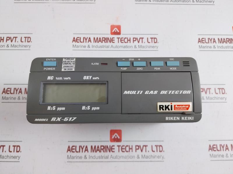 Riken Keiki Multi Gas Detector Rx-517