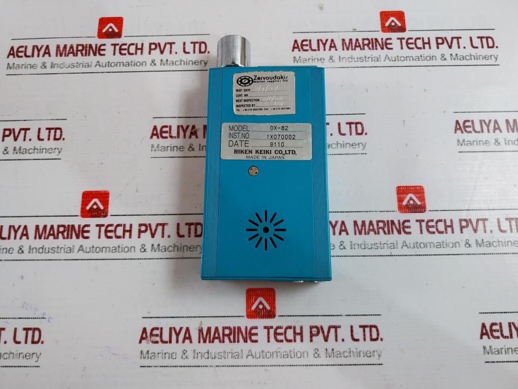 Riken Keiki Ox-82 O2 Oxygen Analysis Detection Monitor Gas Laboratoryeex Ib Iic