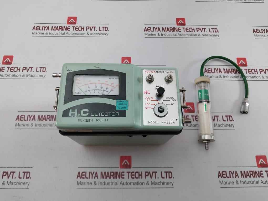 Riken Keiki Portable Hc Vapor Detector Lel Monitoring Unit Np-237H