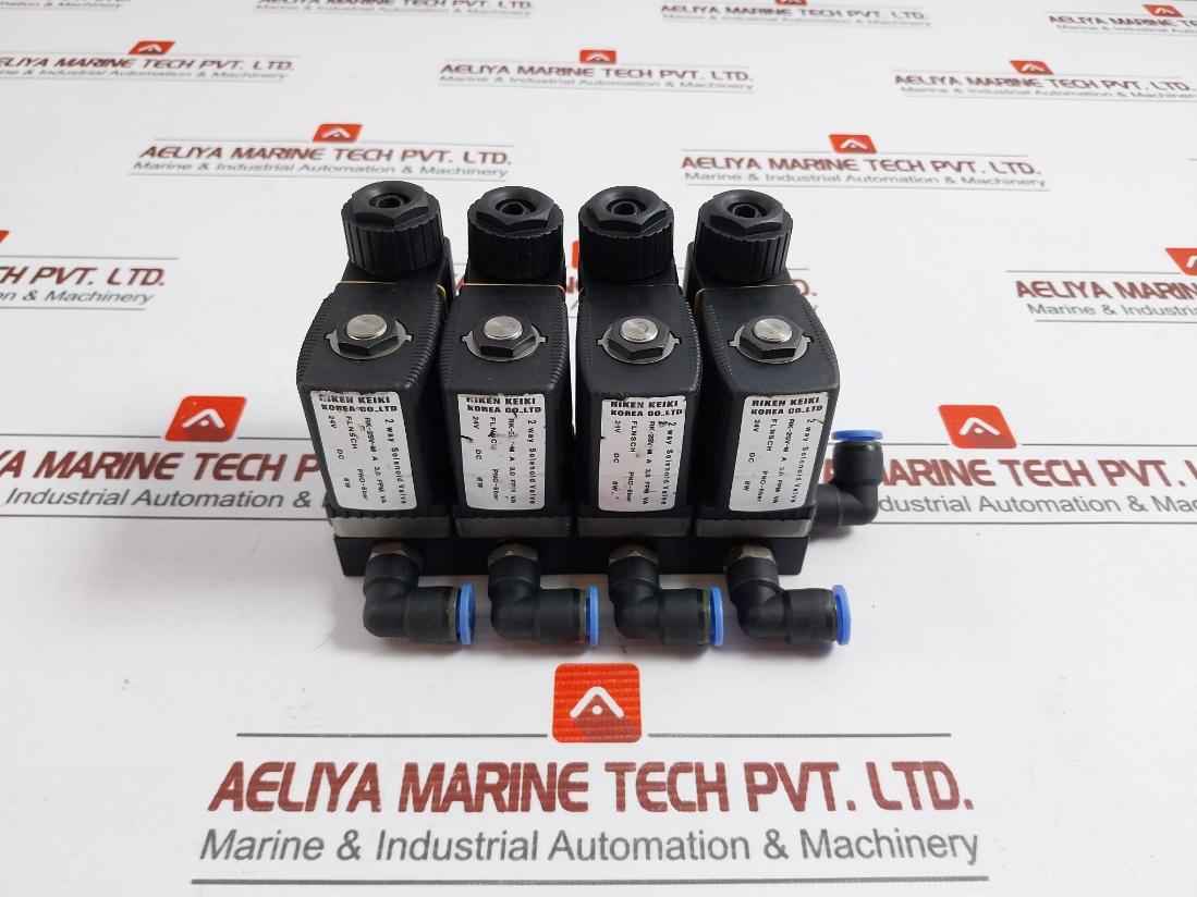 Riken Keiki Rk-2Sv-m A 3,0 Fpm Va 2 Way Solenoid Valve Assy 24Vdc 8W