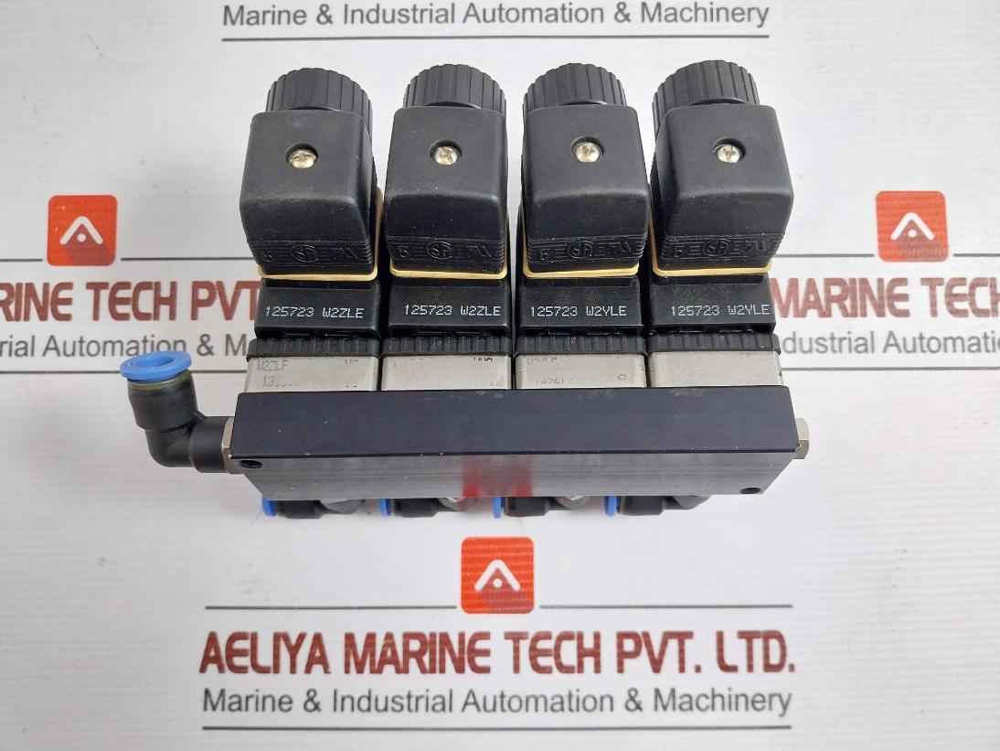 Riken Keiki Rk-2Sv-m A 3,0 Fpm Va 2 Way Solenoid Valve Assy 24Vdc 8W