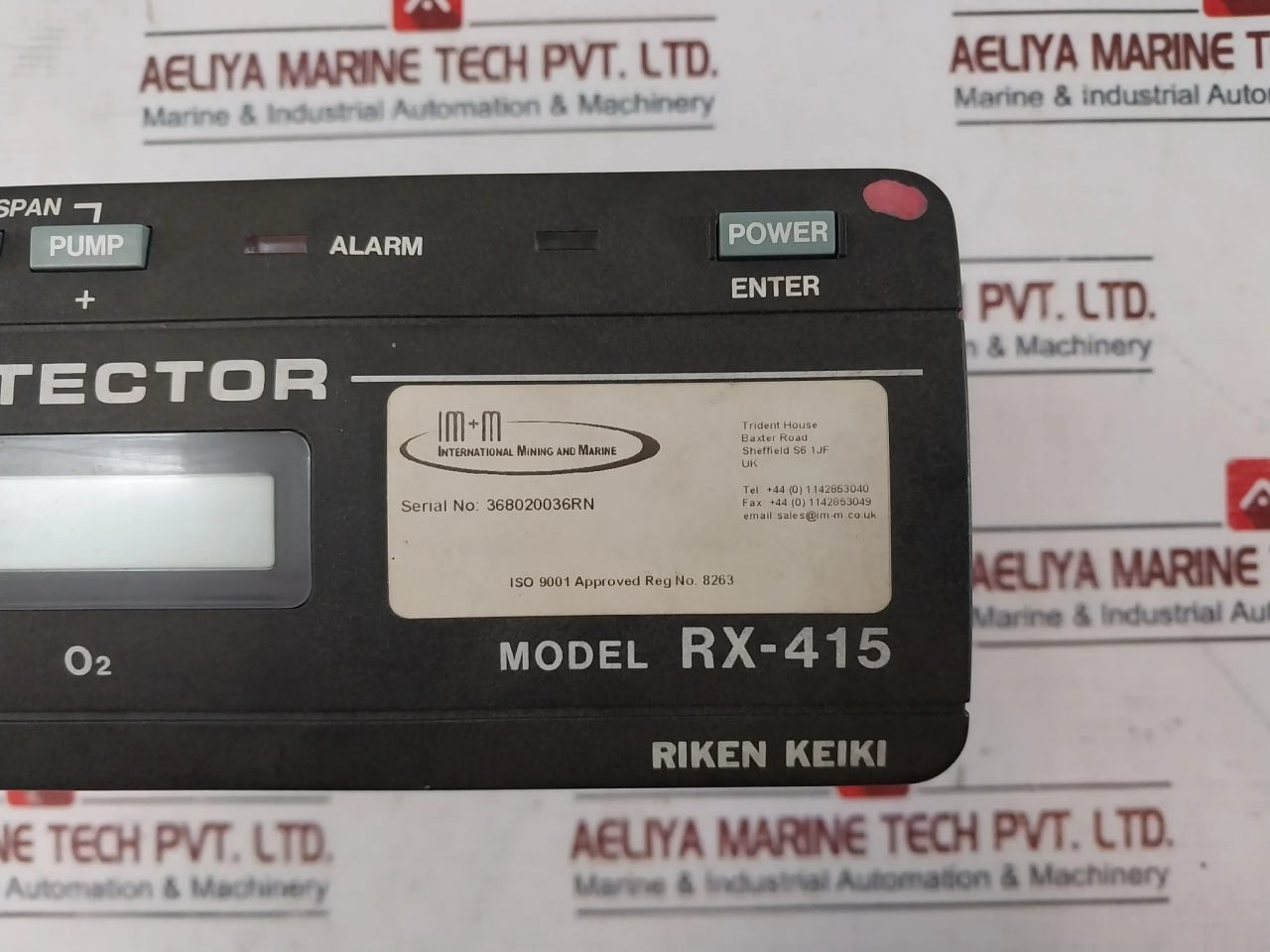 Riken Keiki Rx-415 Gas Detector Hc/O2