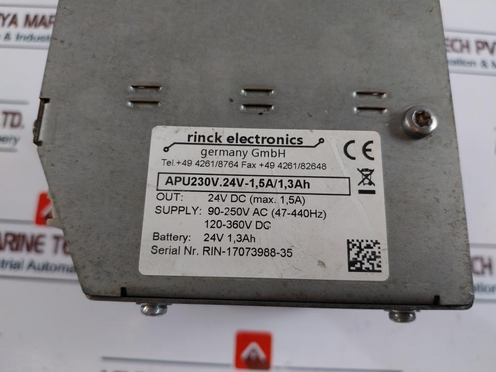 Rinck Electronic Apu230V.24V-1,5A/1,3Ah Power Supply