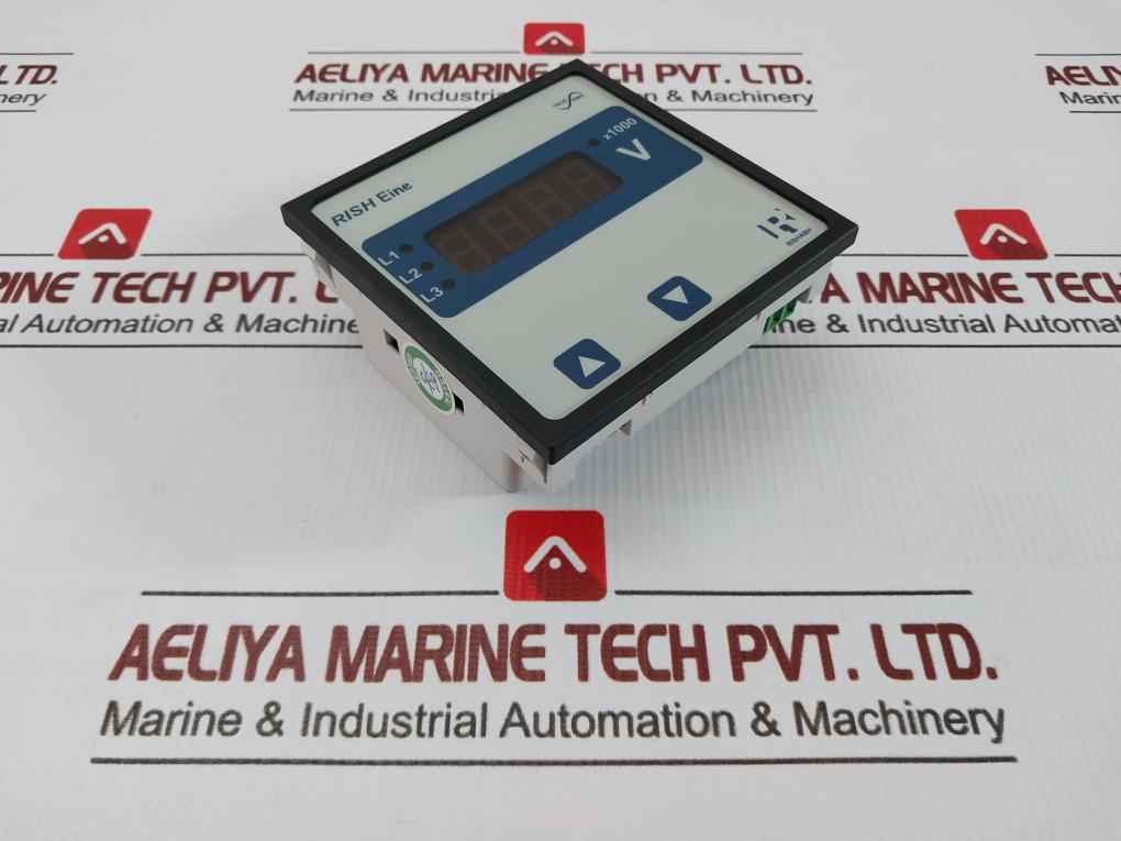Rish Eine 3V Digital Panel Meter 40V-300V Ac/Dc Rishabh