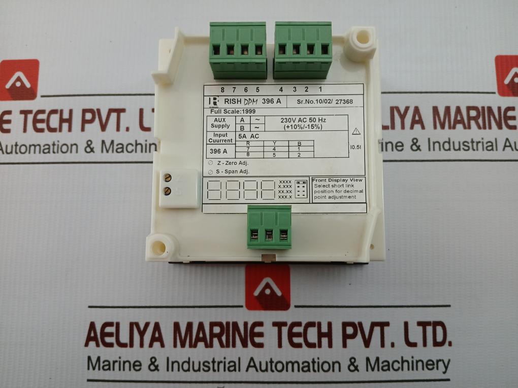 Rishabh 230V Ac 50Hz Digital Panel Meter Rish Dpm 396A