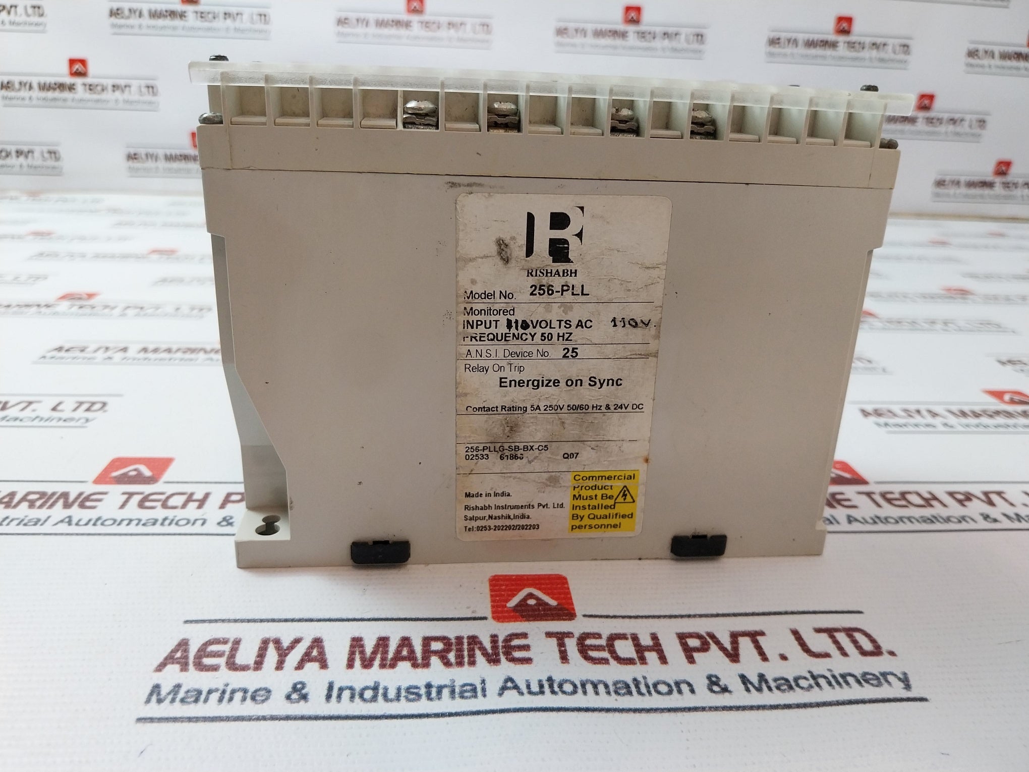 Rishabh 256-pll Power Protection Trip Relay 110V 50Hz