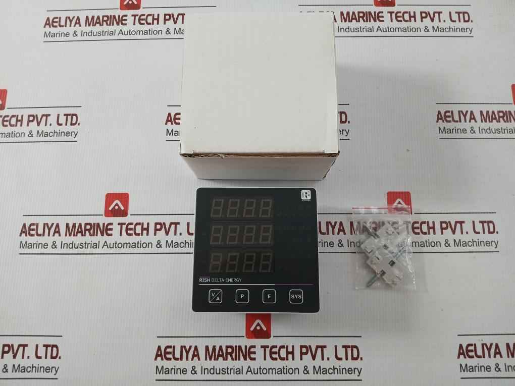 Rishabh 3Ph 40-300Vac-dc 45-65Hz Rish Delta Digital Energy Meter