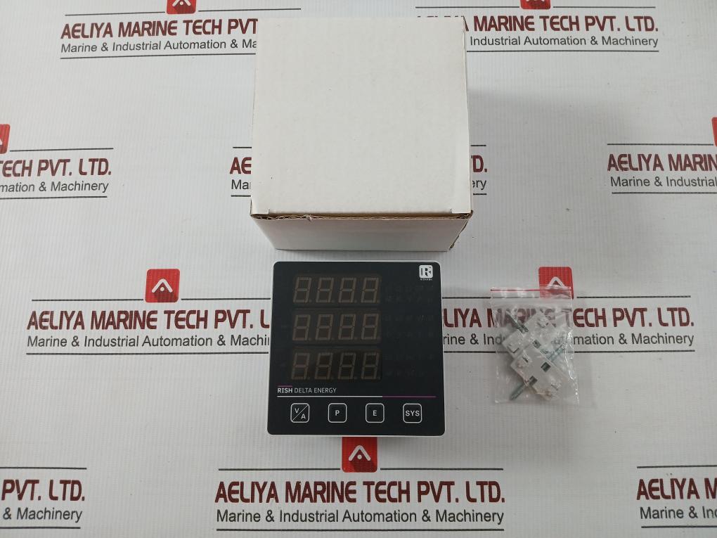 Rishabh 3Ph 40-300Vac-dc 45-65Hz Rish Delta Digital Energy Meter