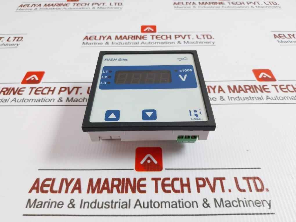 Rishabh 40V-300V Ac/Dc Digital Panel Meter Rish Eine 3V