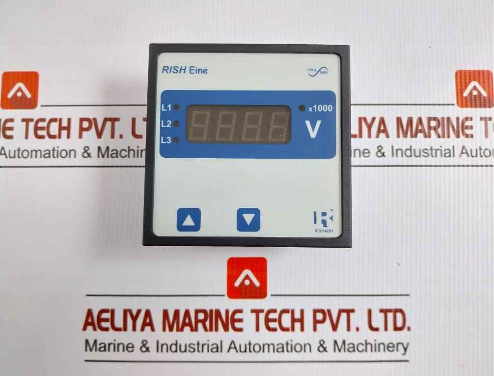 Rishabh 40V-300V Ac/Dc Digital Panel Meter Rish Eine 3V