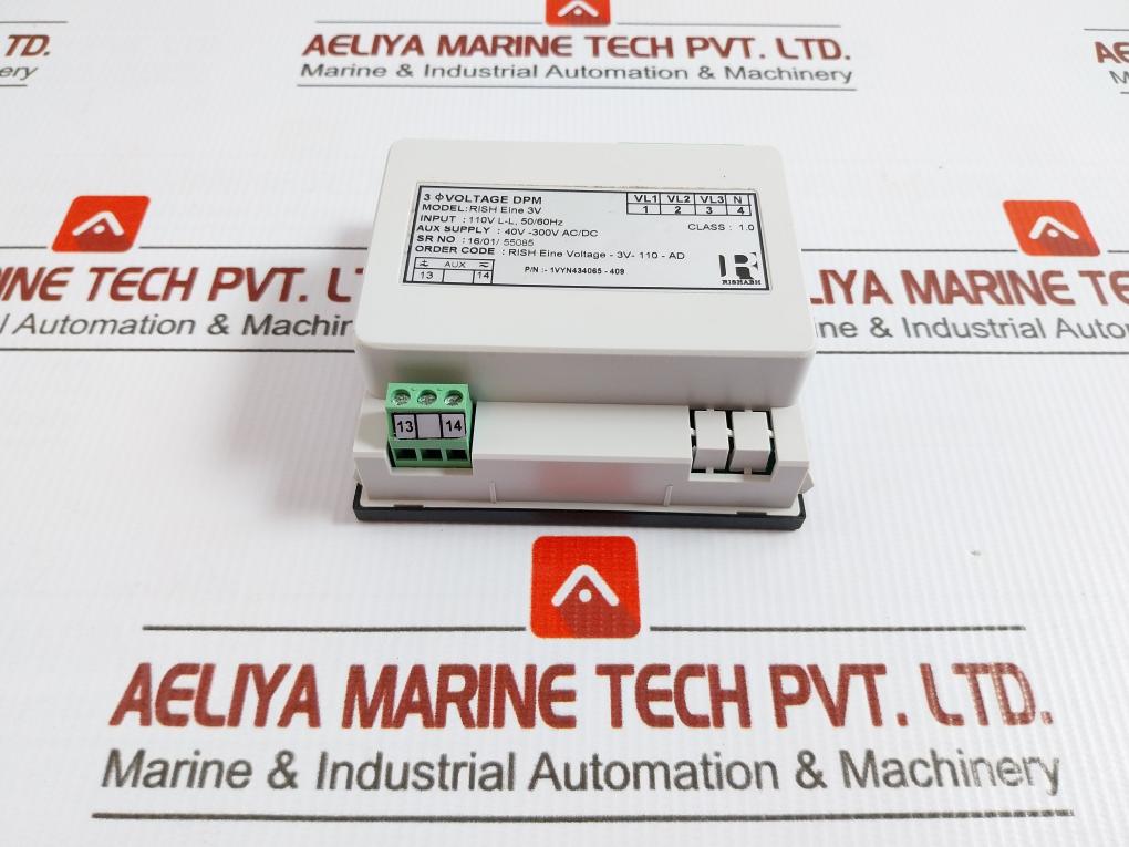 Rishabh 40V-300V Ac/Dc Digital Panel Meter Rish Eine 3V