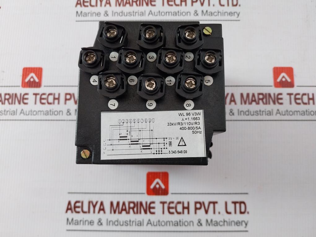 Power Meter 50Hz 0 To 25 Mw 240° Rishabh Instruments Wl 96 V3W