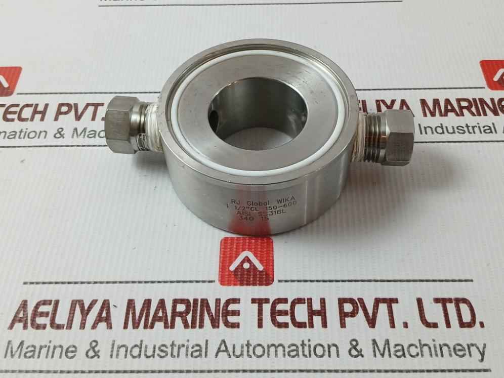 Rj Global Wika 1 1/2" Cl 150-600 Flushing Ring