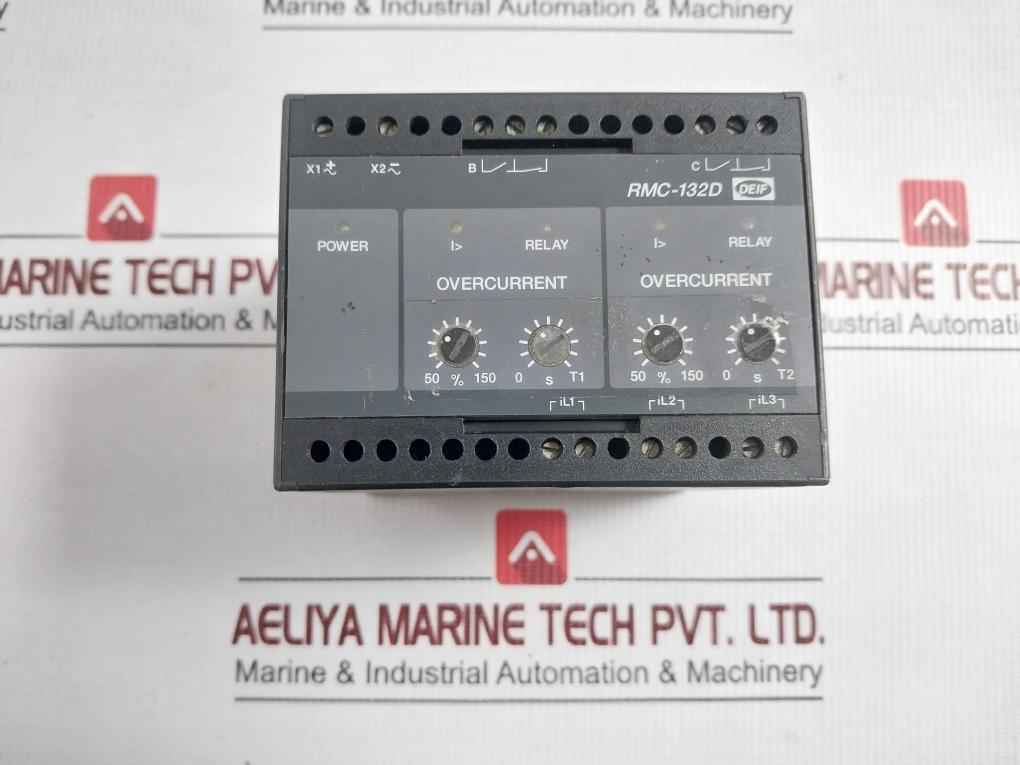 Rmc-132D Deif Double Over Current Relay 5A 470V