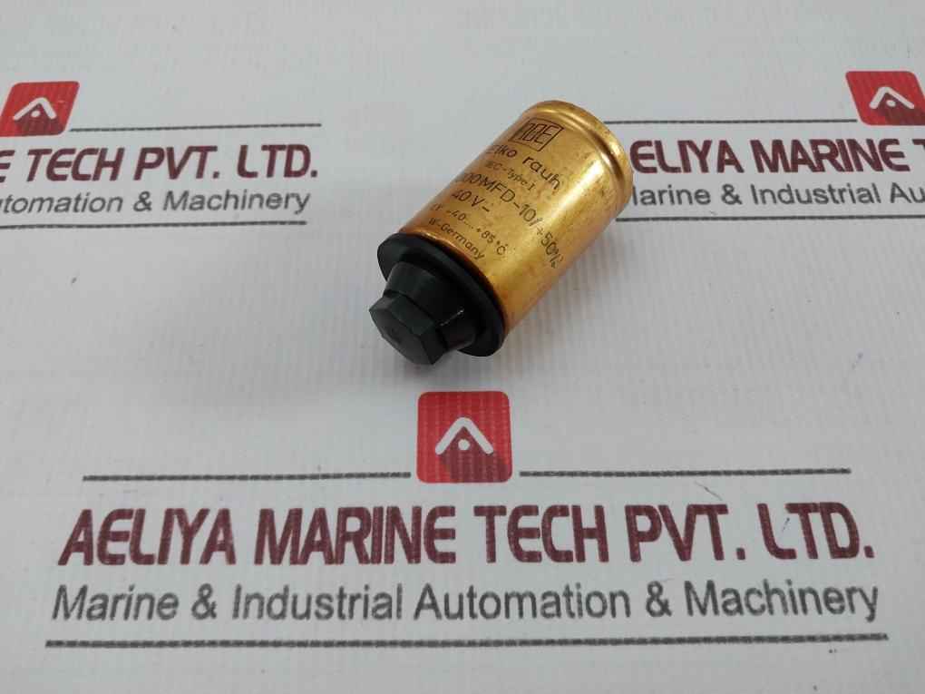 Roe 10 000 Mfd-10/+50% Electrolytic Capacitor Used