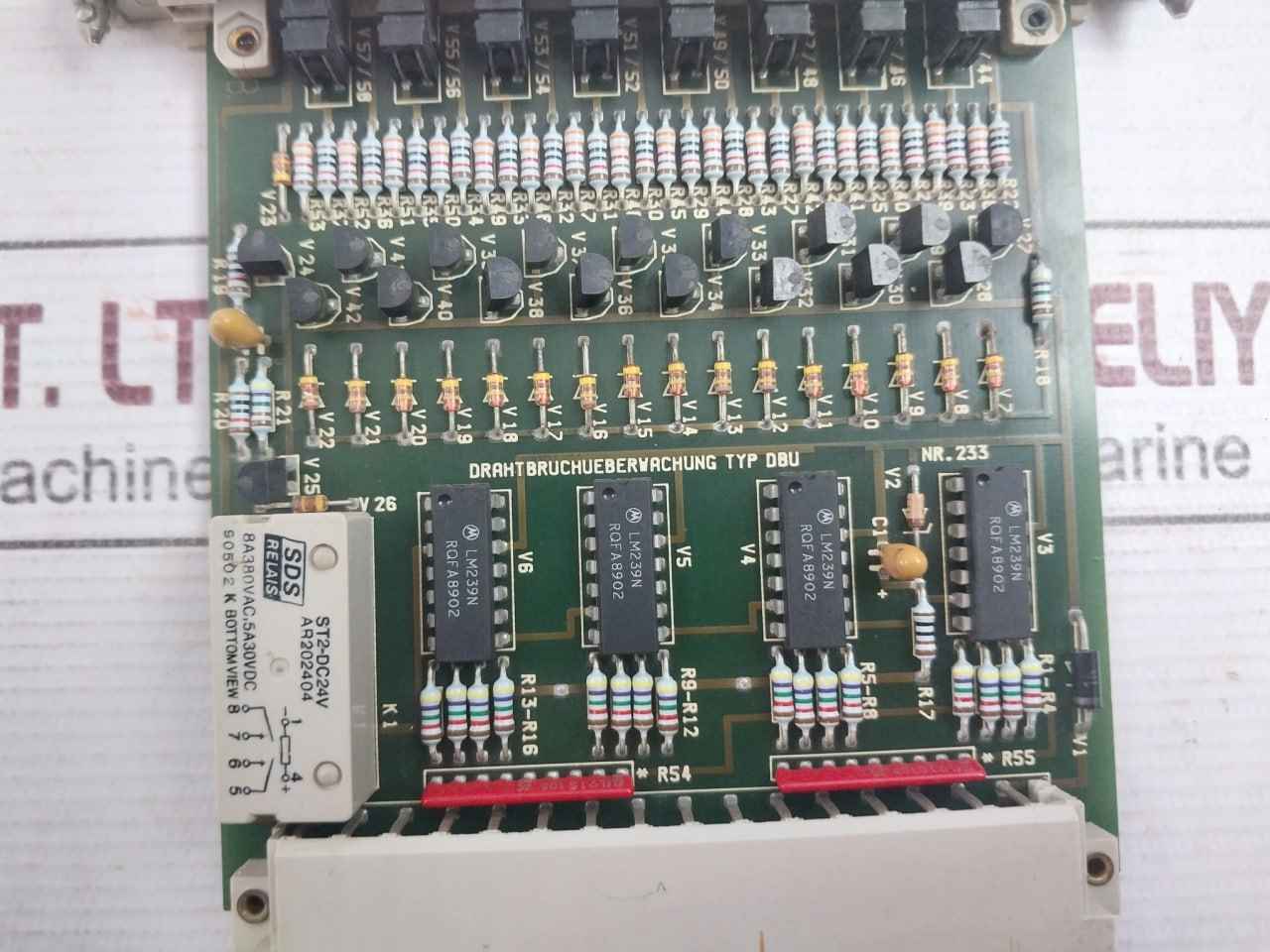 Rolf Janssen Bm 06 Control Module Rack Dbu Safety Monitoring Unit
