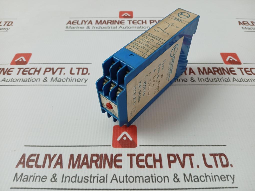 Rolf Janssen Time Delay Relay With Socket 250V 6A E09.4825.071