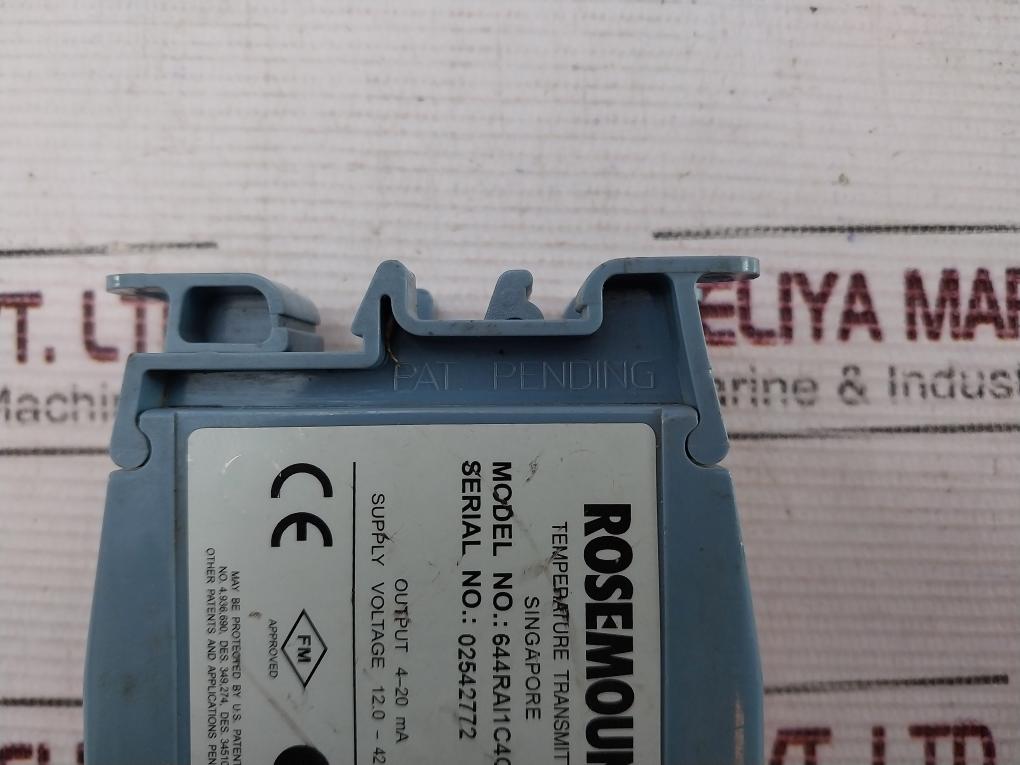 Rosemount 644Rai1C4Q4 Temperature Transmitter