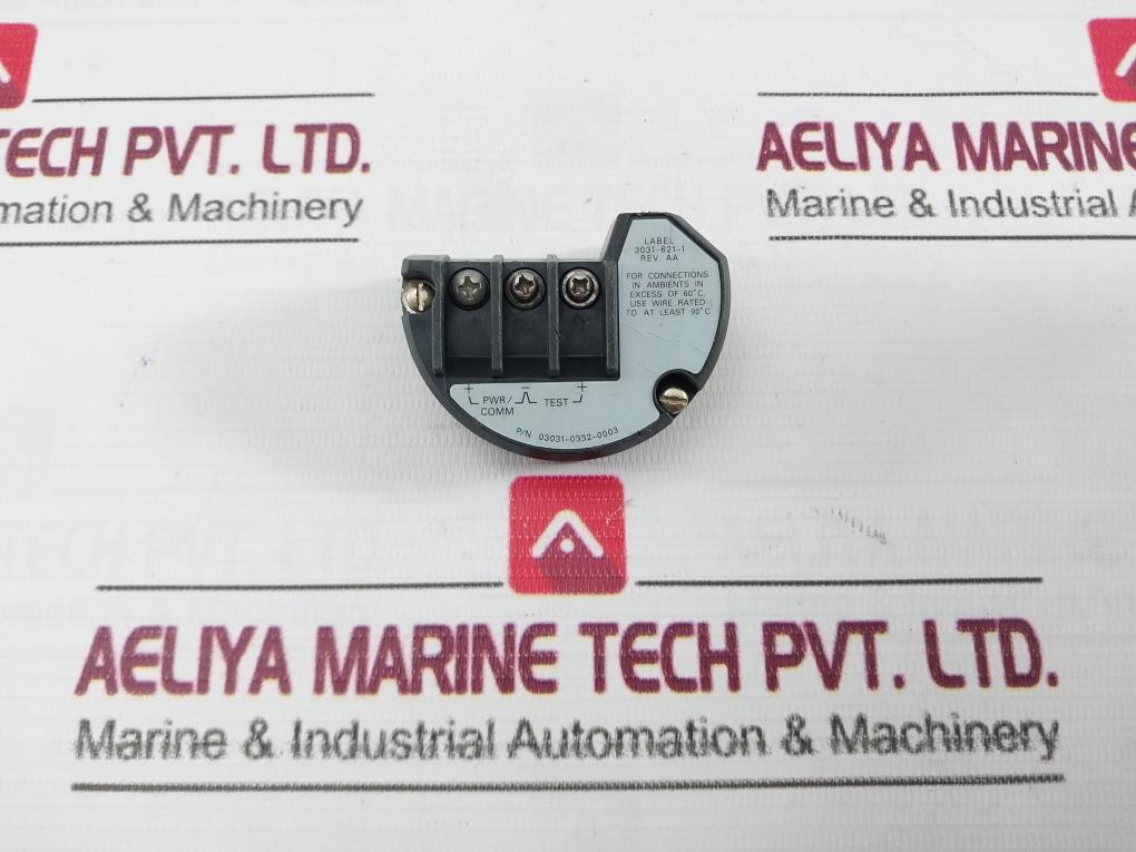 Rosemount 03031-0332-0003 Terminal Block Rev Aa 60°C