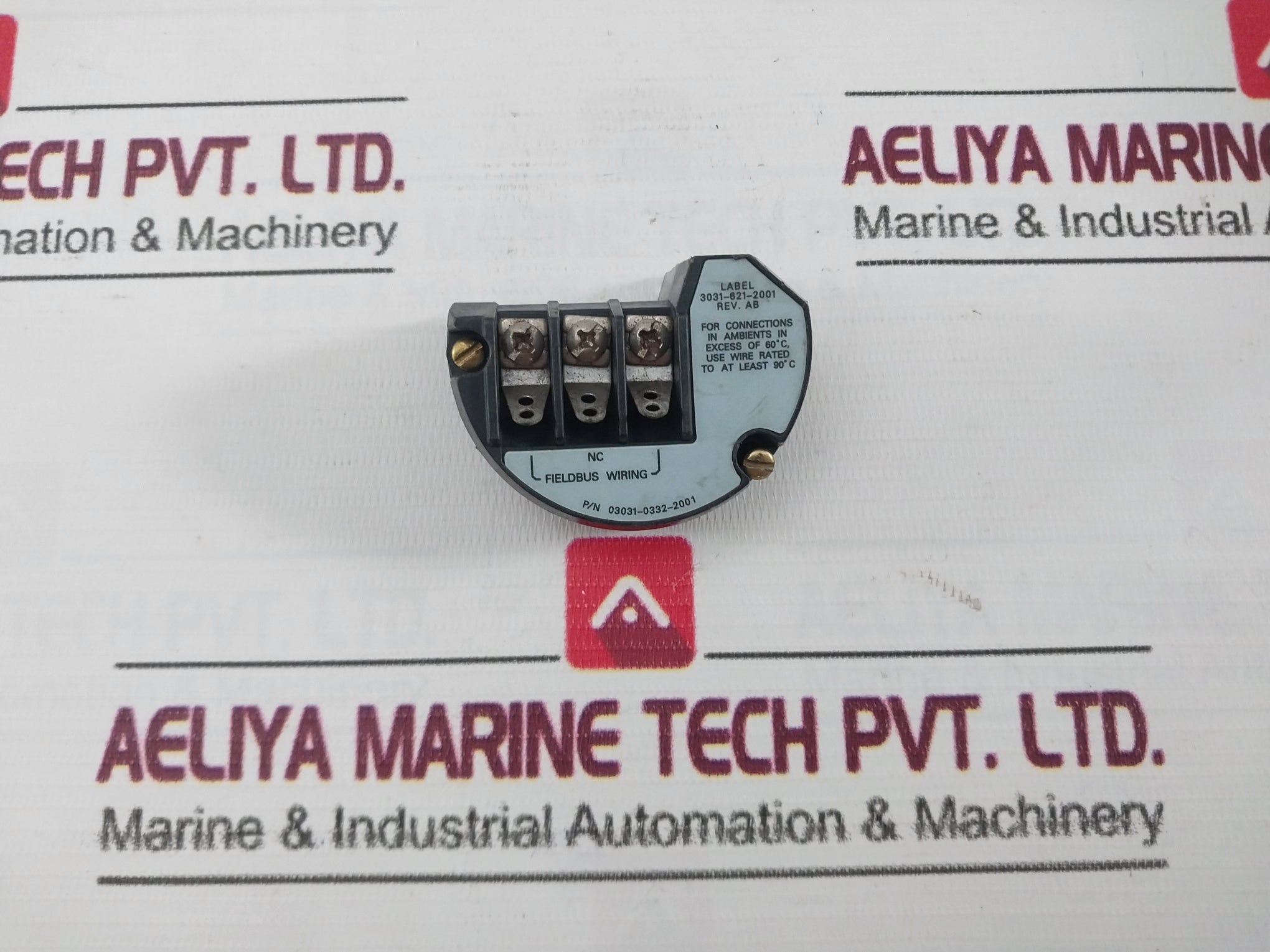 Rosemount 03031-0332-2001 Terminal Block Rev Ab 90°C