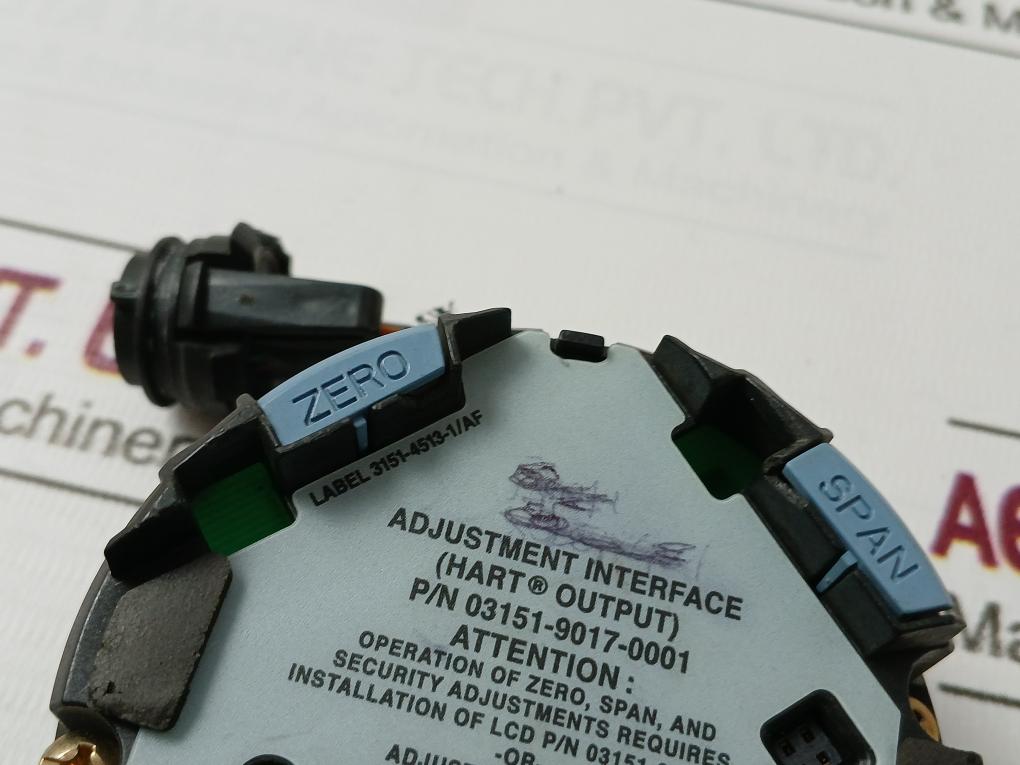 Rosemount 03151-9017-0001 Adjustment Interface (Hart Output) 03151-4701-0004