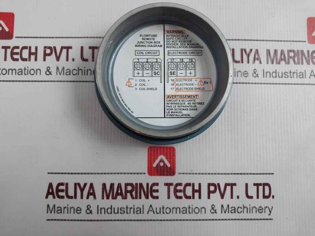 ROSEMOUNT 08712-0571-0012 Magnetic Flowmeter Sensor Rev AA 08732-0829-0022