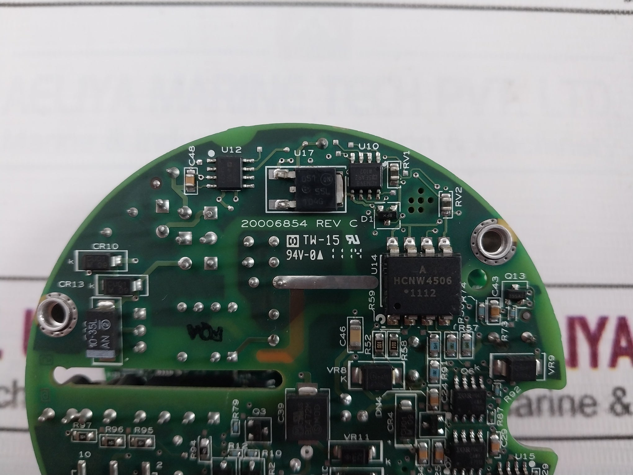 Rosemount 20006854 Printed Circuit Board Module Mmi-20006853 Rev: Ea 3775064