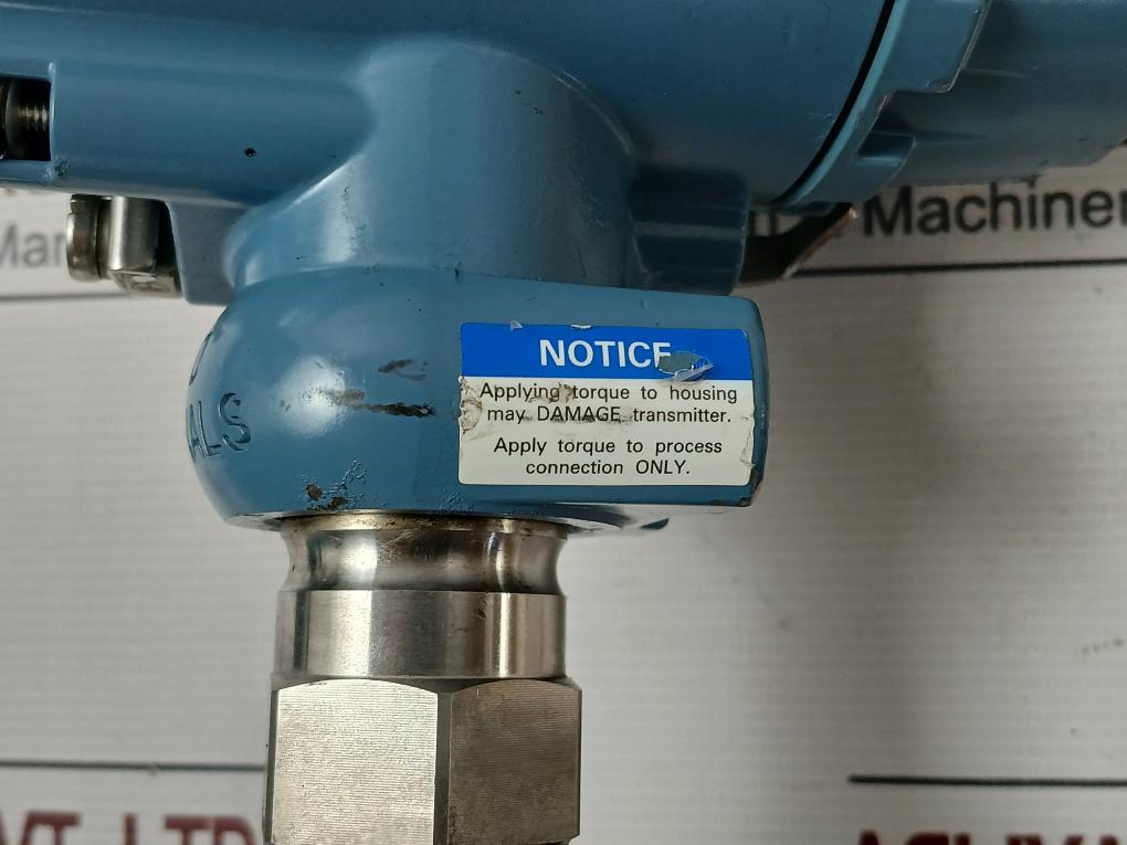 Rosemount 2051Gp2A2B21As1E1Q4Q8D4M5Qt Hart Pressure Transmitter 150Psi/10.3 Bar