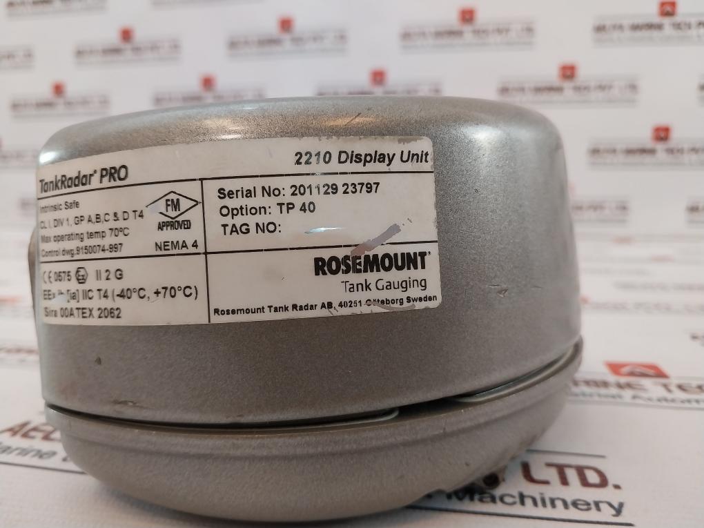 Rosemount 2210 Display Unit Du2210T