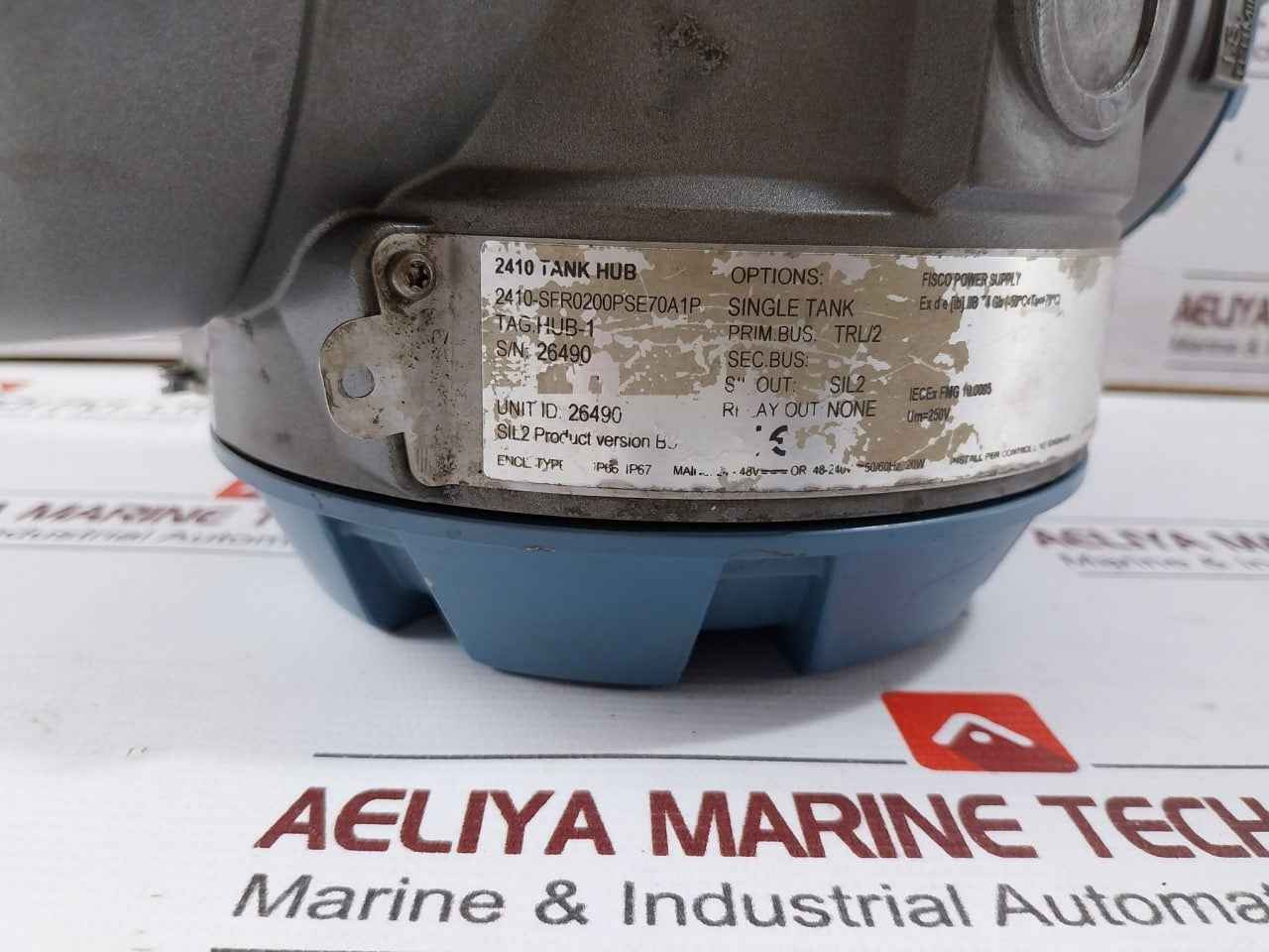 Rosemount 2410-sfr0200Pse70A1P Tank Gauging Hub-1 20W Ip66/Ip67 250V