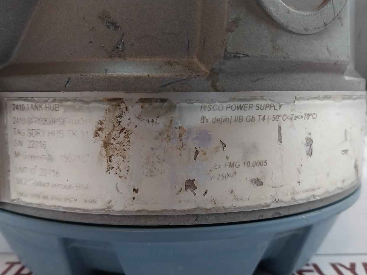 Rosemount 2410-sfr0200Pse70A1P Tank Hub Ip66, Ip67 24-48V 48-240V 50/60Hz 20W