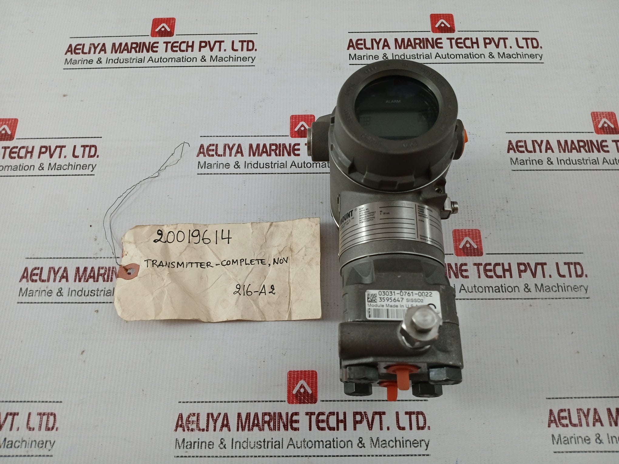 Rosemount 3051 Cd2A22A1Kb4I1L4M6Q4 Pressure Transmitter