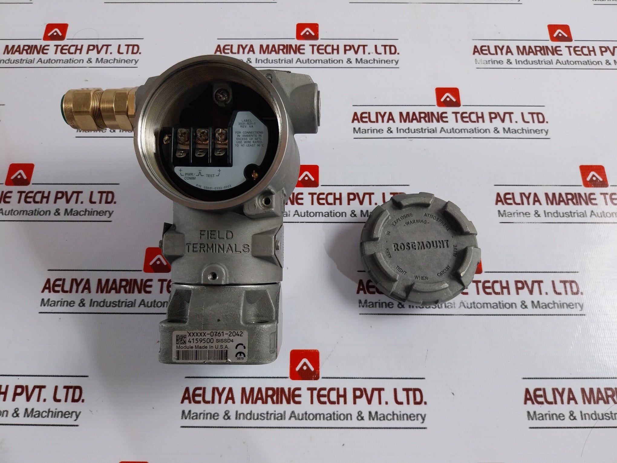 Rosemount 3051 Cg4A02A1Ks5I1M6P1Q4 Pressure Transmitter, 250 Bar