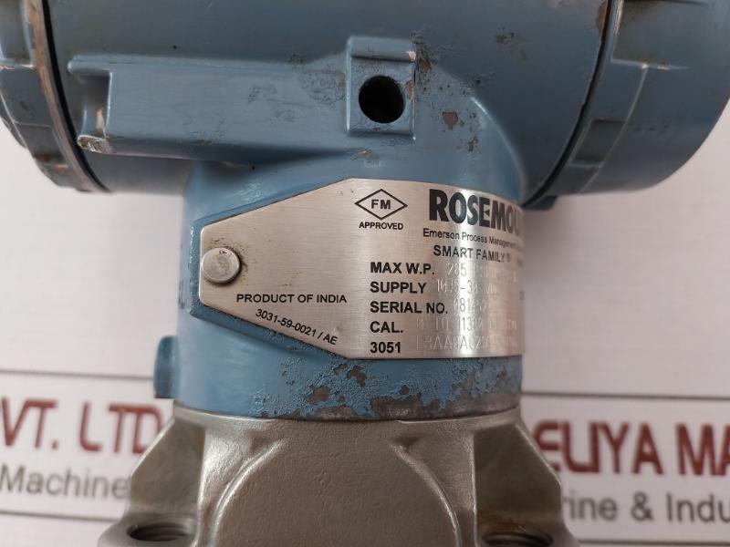 Rosemount 3051 L3Aa0Ac21Aam5I1Q4 Smart Family Hart Pressure Transmitter 4-20 Ma