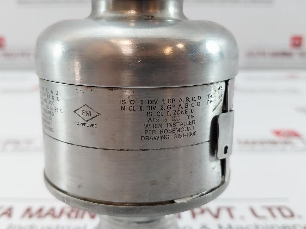 Pressure Transmitter Sensor 30Psi Rosemount 3051S2Tg1A2E11A2Ek5M7