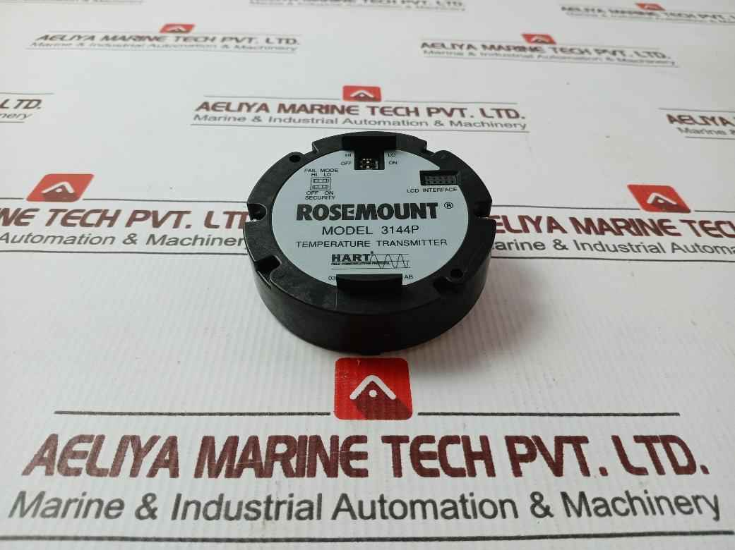 Rosemount 3144P Hart Field Communication Temperature Transmitter Rev.Ab