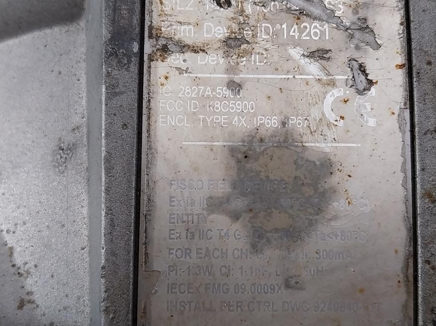 Rosemount 5900S-p21Fi701A1 Radar Level Gauge K8C5900 Ip66 Ip67 30V 300Ma 1.3W