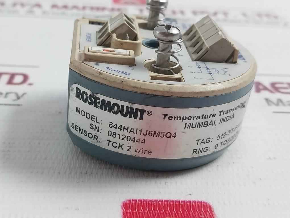 Rosemount 644Hai1J6M5Q4 Hart Temperature Transmitter Head 4-20Ma 12-42.4Vdc