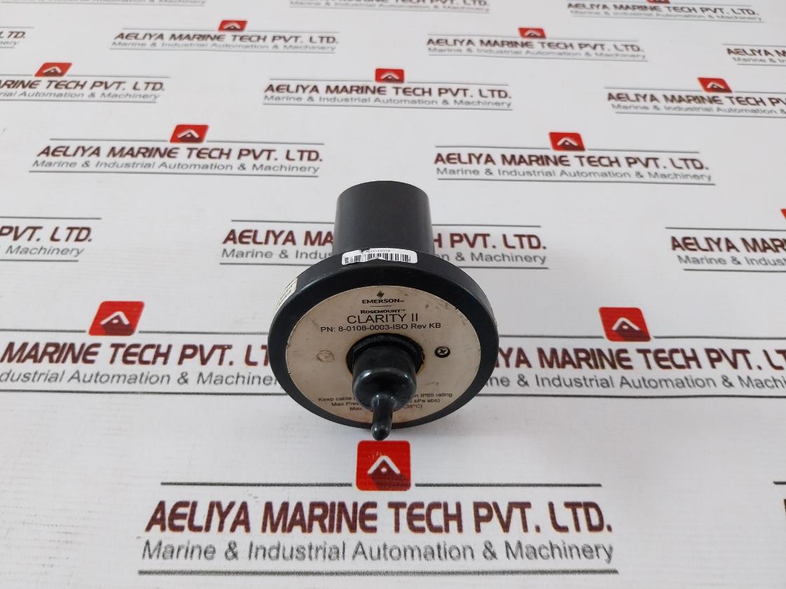 Rosemount 8-0108-0003-iso Turbidity Sensor Max Pressure 30 Psig