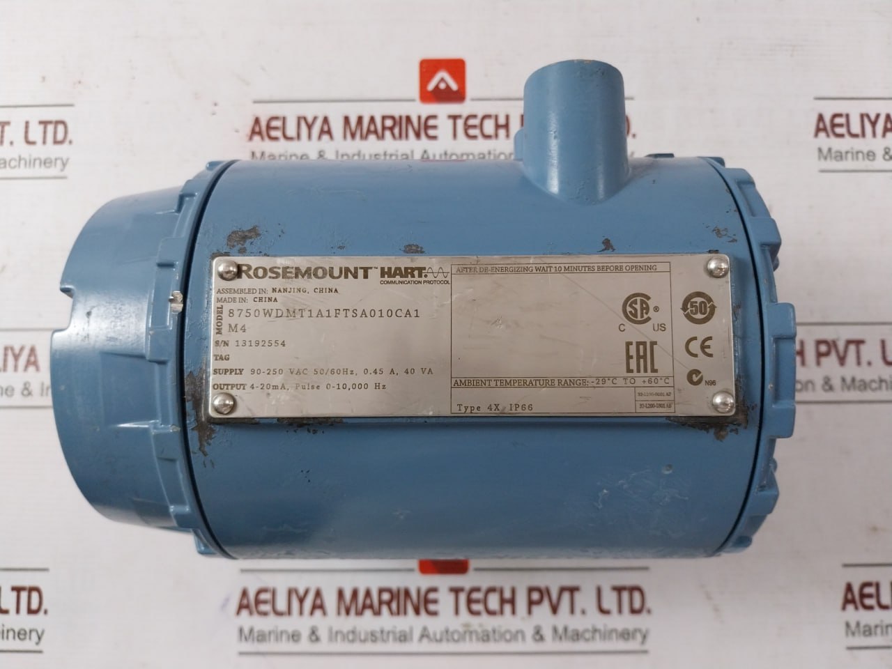 Rosemount 8750Wdmt1A1Ftsa010Ca1M4 Magnetic Flowmeter Rev.Ae 4-20 Ma 0-10000 Hz