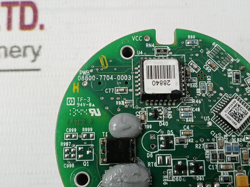 Rosemount Pwb 08800-7704-0003 Printed Circuit Board Module 94V-0