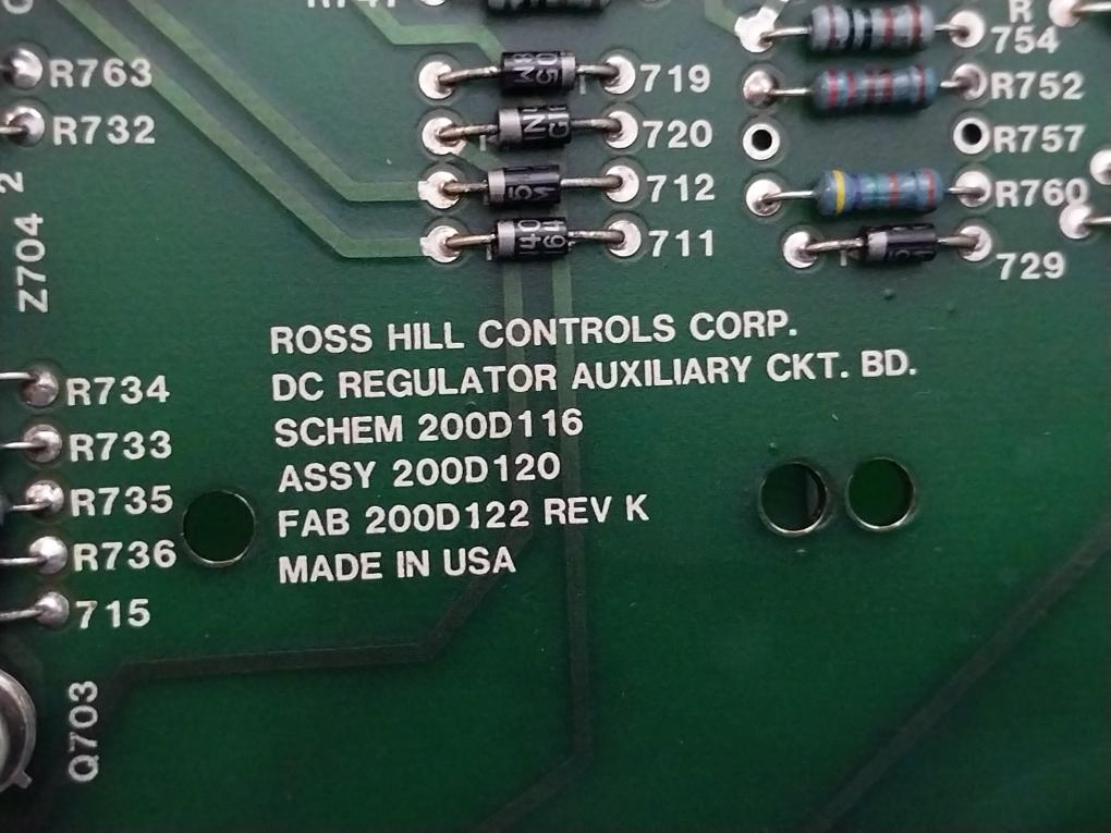 0522-2400-21 Dc Control Module Rt Limit 50-1450 Amps Ross Hill