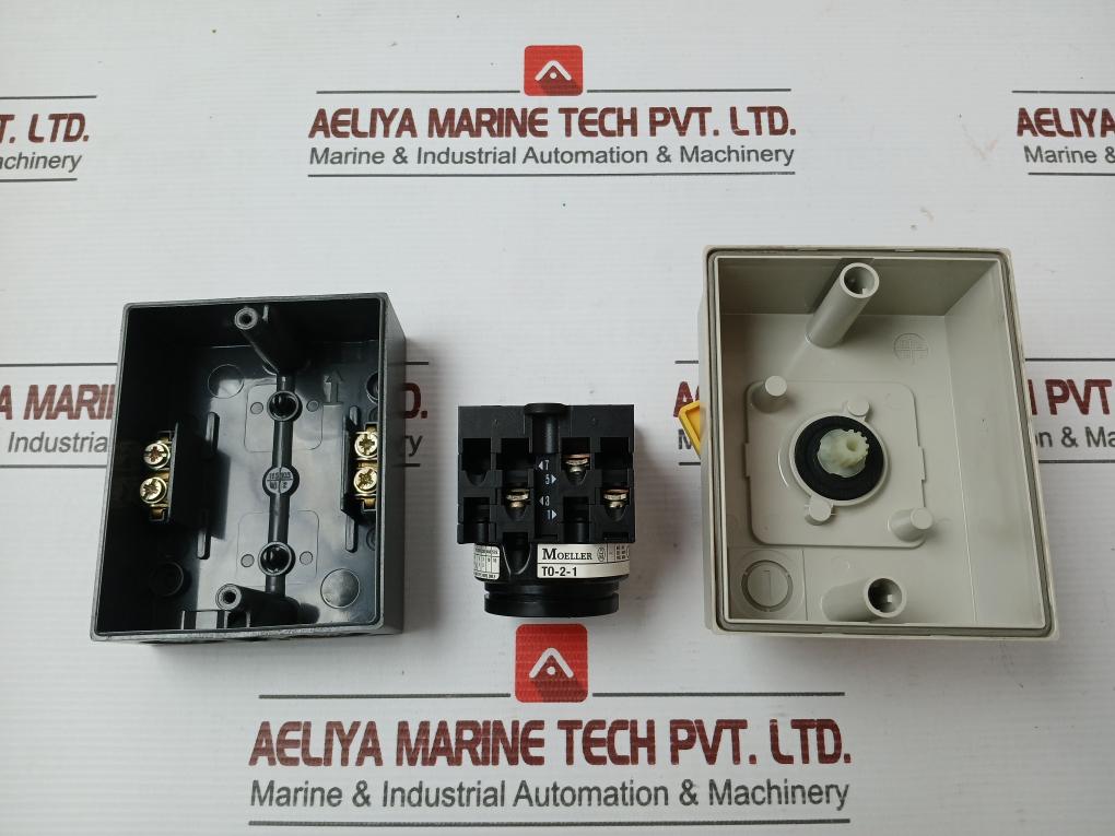Rotary Cam Switch T0-2-1 Moeller 14A 600Vac