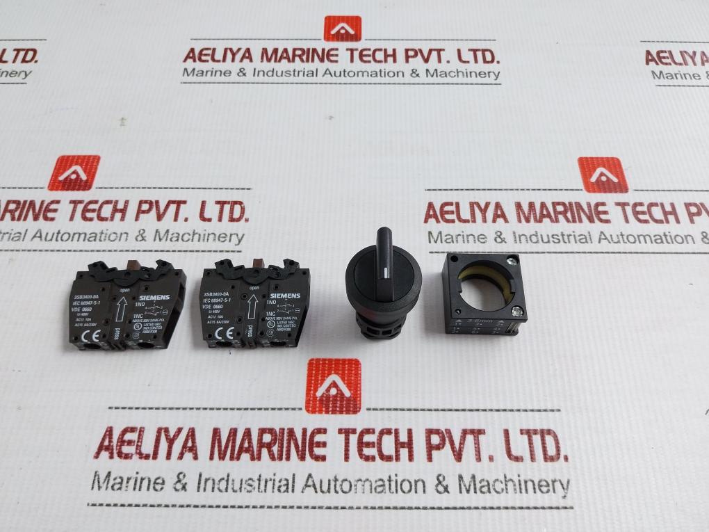 Rotary Selector Switch With Block Base 400V 3Sb3208-2Ea11 Siemens