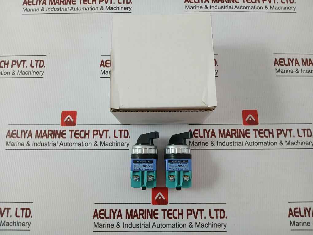 Rotary Selector Switch Ysar3-211L Yongsung Ac250V 6A